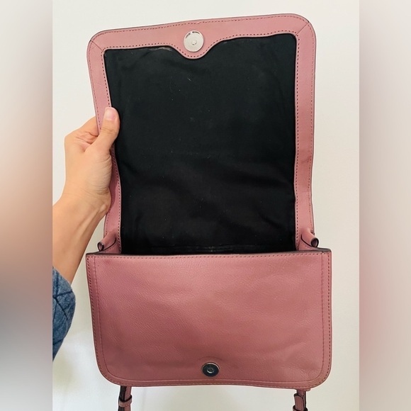 Rebecca Minkoff Bowery Crossbody Mauve Pink Satchel - Picture 2 of 3